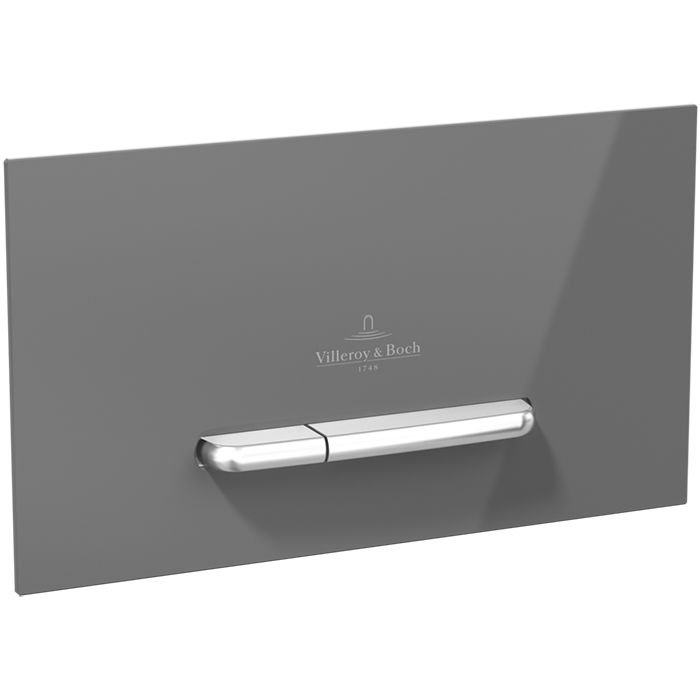 Villeroy & Boch ViConnect, Кнопка смыва, размер 253 x 145 x 20 mm, цвет: черный