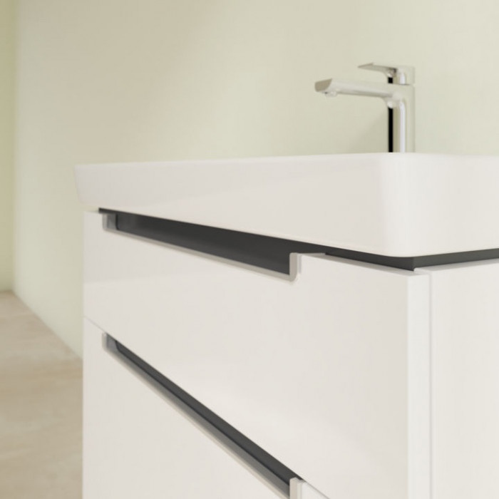 Villeroy&Boch Subway 2.0, Тумба подвесная под раковину, 1 x коробка с аксессуарами 2, 2 выдвижных отделения, 78.7x59x44.9см.,