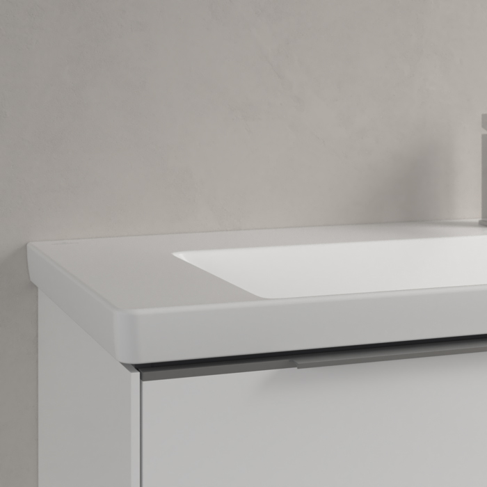 Villeroy&Boch Subway 3.0 Раковина 130х47х17см., 1 отв., подвесная, CeramicPlus, без перелива, цвет: белый камень