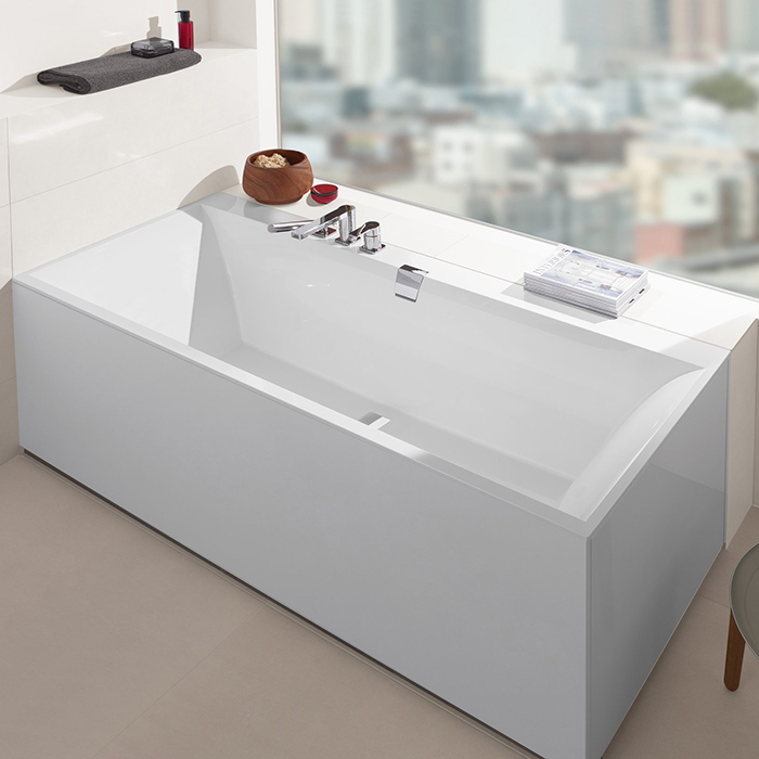 Villeroy&Boch Squaro edge Ванна 170x75x45см., прямоугольная, цвет: белый