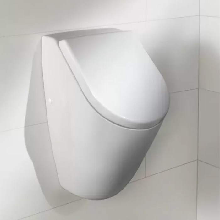Villeroy&Boch Subway Крышка для писсуара, с микролифтом, нерж. сталь, цвет: альпийский белый