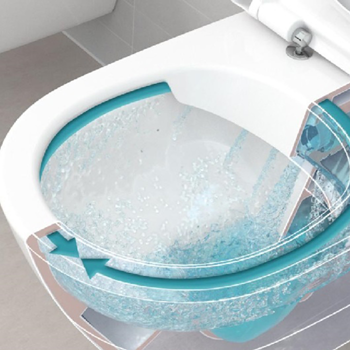 Villeroy & Boch Venticello Унитаз подвесной, 56х37.5см., безободковый, цвет: белый матовый
