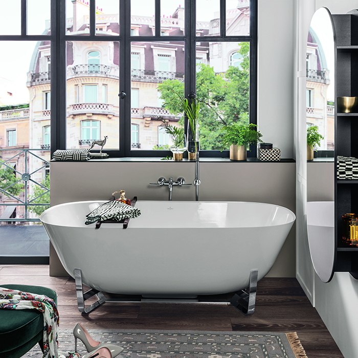 Villeroy&Boch Antheus Ванна 175х80х63.2см., отдельностоящая, Quaryl®, цвет: альпийский белый