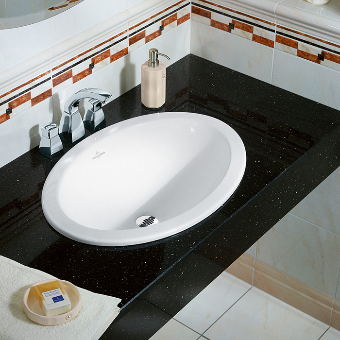 Villeroy&Boch Loop Friends Раковина 50.5х36 см, без отв., с переливом, с антигрязевым покрытием CeramicPlus, цвет: белый