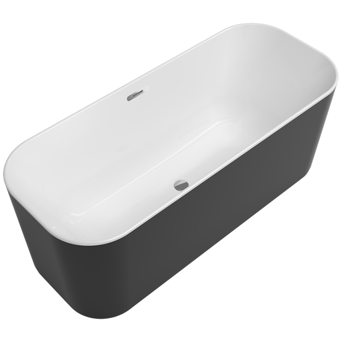 Villeroy&Boch Finion Ванна 170х70х62см., отдельностоящая, Quaryl®, цвет: альпийский белый/хром