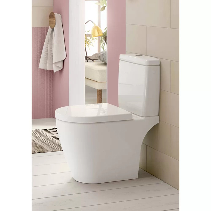 Villeroy&Boch Avento Сиденье с крышкой для унитаза, с микролифтом, нерж. сталь, цвет: альпийский белый