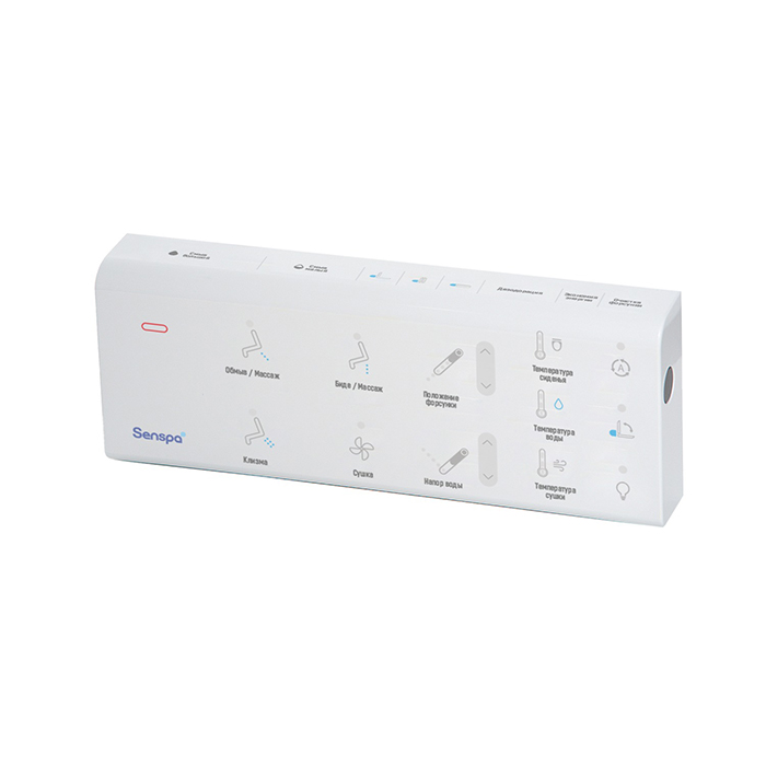 SensPa Tankless Электронный унитаз 41x72x53см, напольный, TCB-080SA, Square Ceramic, цвет: белый