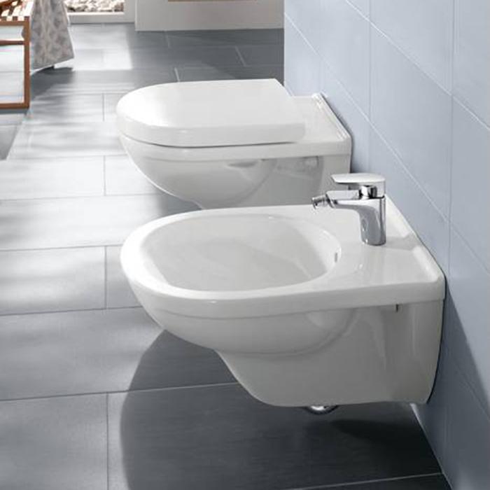 Villeroy&Boch O.novo Унитаз подвесной 36x56 см, с вертикальным смывом, цвет: белый