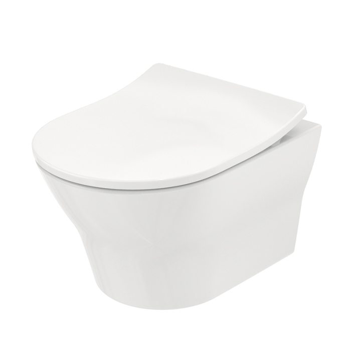 TOTO MH Унитаз 39.4x53x33.9см., подвесной, безободковый, Tornado Flush, CeFiONtect, цвет: белый