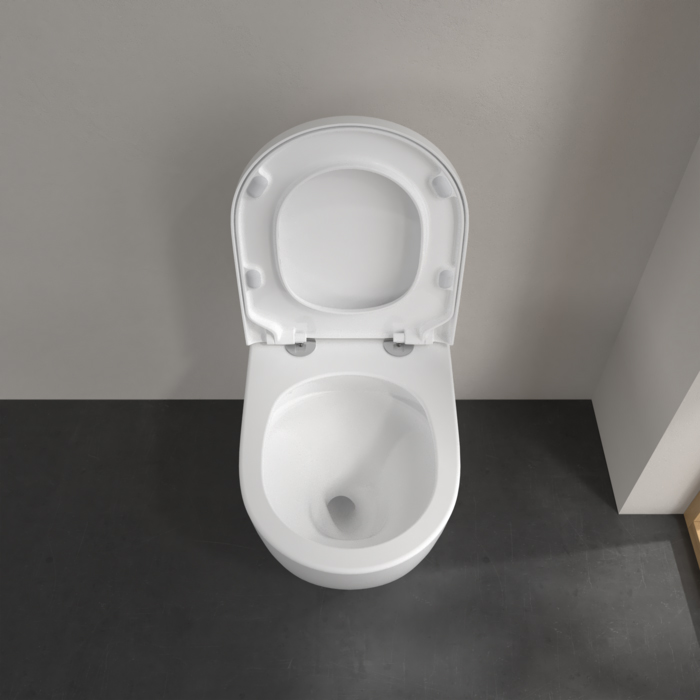 Villeroy&Boch Subway 3.0 Унитаз 37х60х40см., напольный, TwistFlush, CeramicPlus, цвет: белый камень