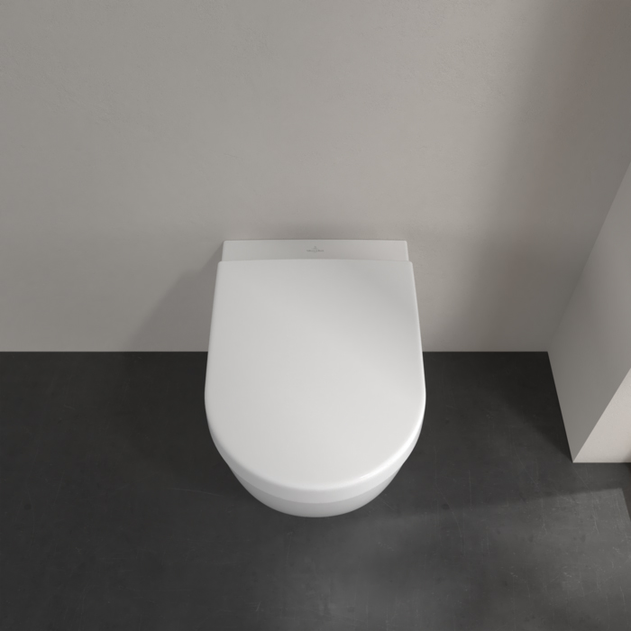 Villeroy&Boch Subway 2.0 Унитаз подвесной 37x56 см, безободковый, с антигрязевым покрытием CeramicPlus, цвет: белый