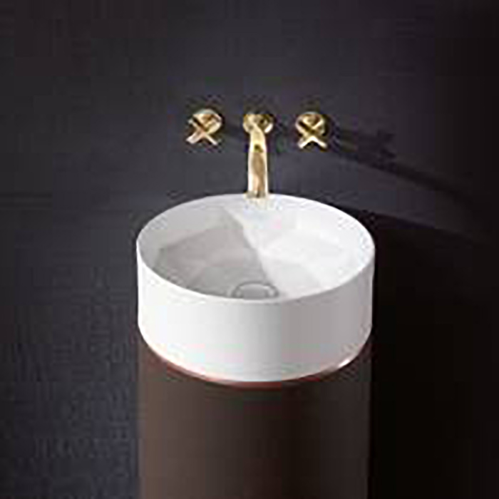 Villeroy&Boch Octagon Раковина 40х40х95 см, без отв., без перелива, цвет: белый