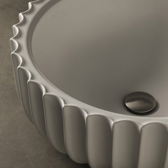 Flaminia Settecento Раковина 50x20 см, без отв., накладная, цвет: белый