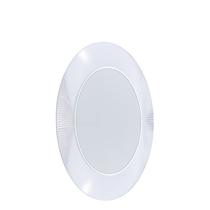 Laufen Kartell Зеркало круглое d=78см, настенное, со скрытой подсветкой, цвет: прозрачный кристал