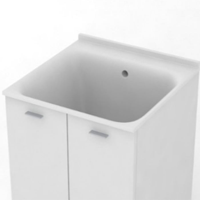 Kerasan Aquadom Раковина 60x60см, без отверстий, встраиваемая сверху, цвет: белый глянец