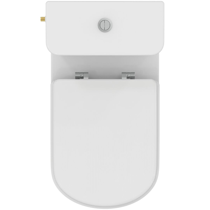 Ideal Standard Calla Унитаз напольный 69.5х36.5см., для монтажа с бачком, глубокий смыв, горизонтальный выпуск, с сиденьем, цвет: белый