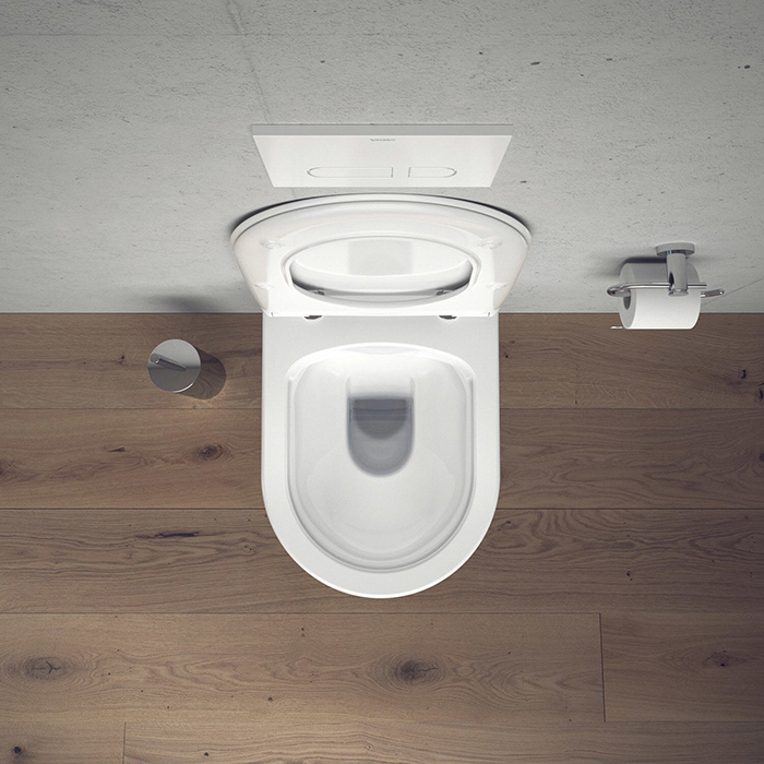 Duravit Soleil by Starck Унитаз 37x48 см, подвесной, безободковый, Weiß Hochglanz, HyG, цвет: белый