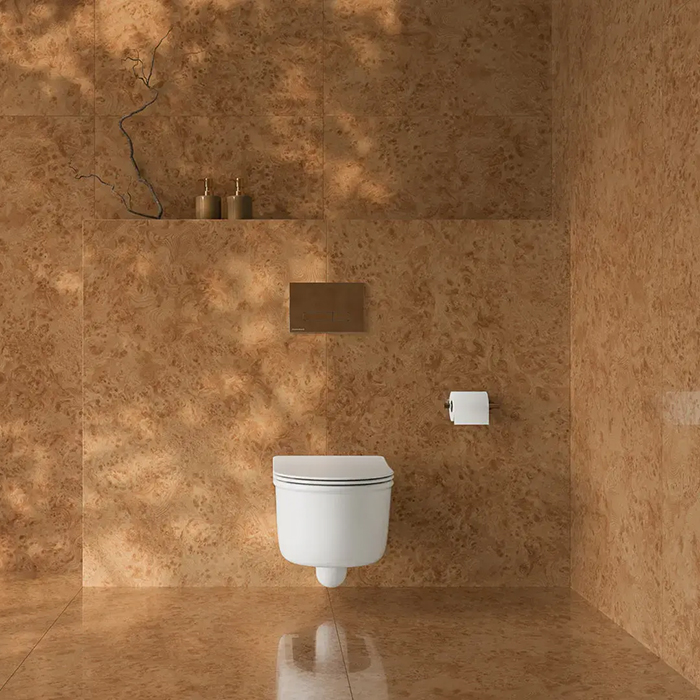 Kerama Marazzi Elegance Унитаз 53x35см., подвесной, безободковый, цвет: белый глянцевый