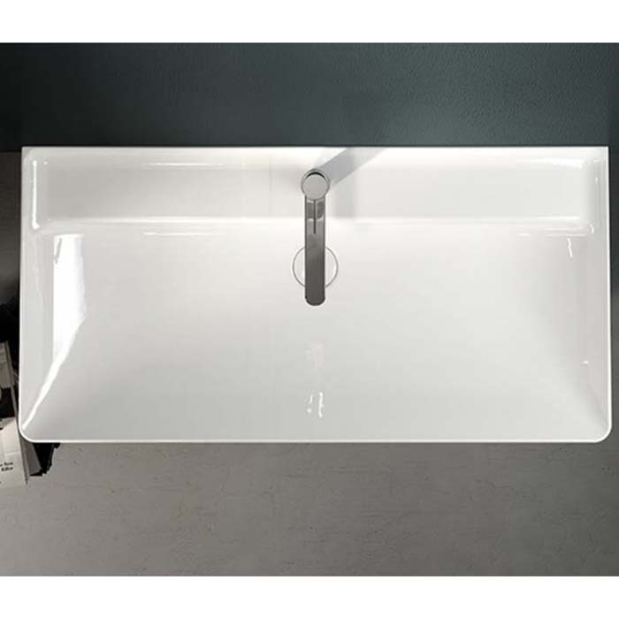 Hatria Canalgrande Раковина накладная 100х50см., с 1 отв., цвет: белый