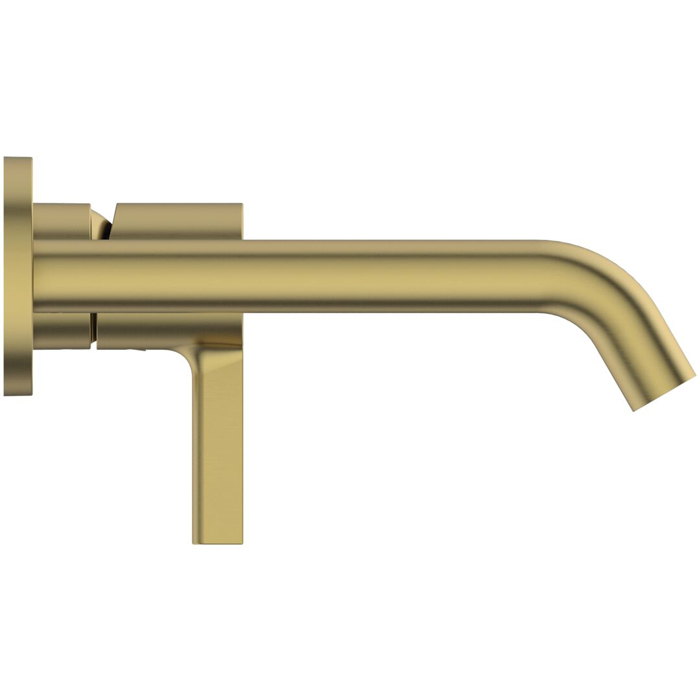 Ideal Standard Joy Смеситель для раковины, встраиваемый, излив: 18см., цвет: PVD Brushed Gold (Шлифованное Золото)