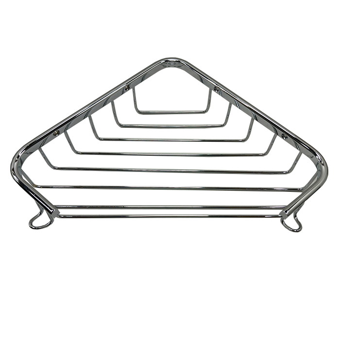TW Harmony 534, подвесная полочка-решетка угловая 15x15*h5, цвет: хром