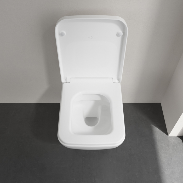 Villeroy&Boch Venticello, Унитаз подвесной, горизонтальный выпуск, 37.5x 56см, цвет: белый