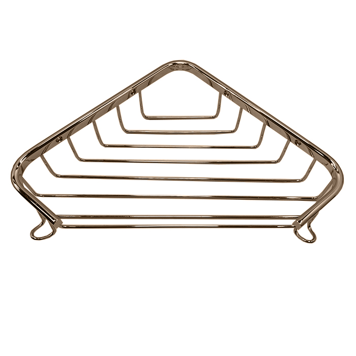 TW Harmony 534, подвесная полочка-решетка угловая 15x15*h5, цвет: бронза