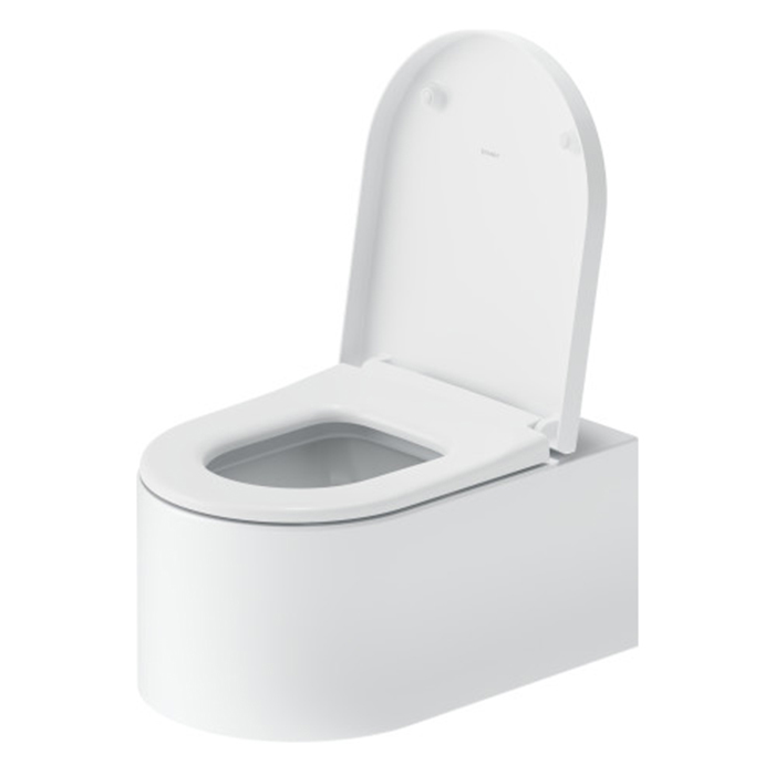 Duravit Millio Унитаз подвесной, 37x57см., декор "Smooth", крепление в компл., цвет: белый шелковисто-матовый