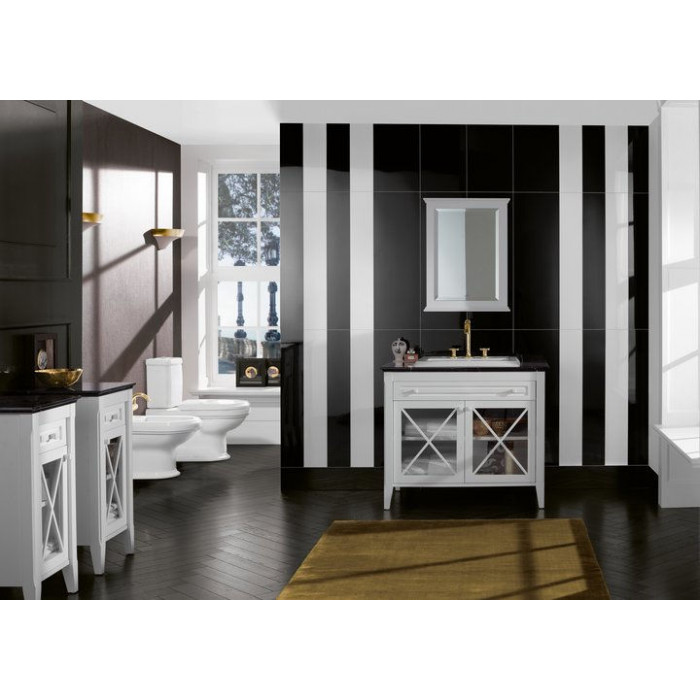 Villeroy Boch Hommage Унитаз моноблок, горизонтальный выпуск, 37x72.5см, с антигрязевым покрытием CeramicPlus, цвет: белый
