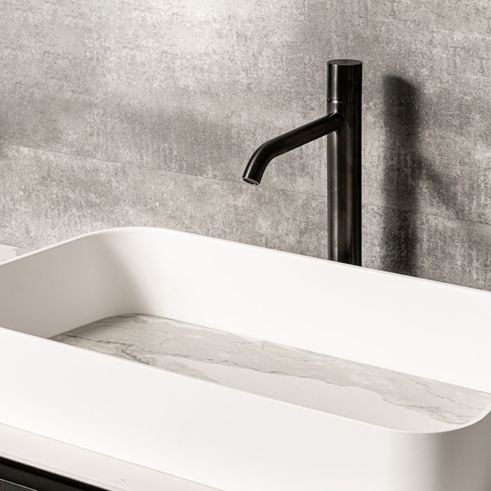 CEA Design GIOTTO Смеситель для раковины, 1 отв., цвет: PVD черный сатинированный