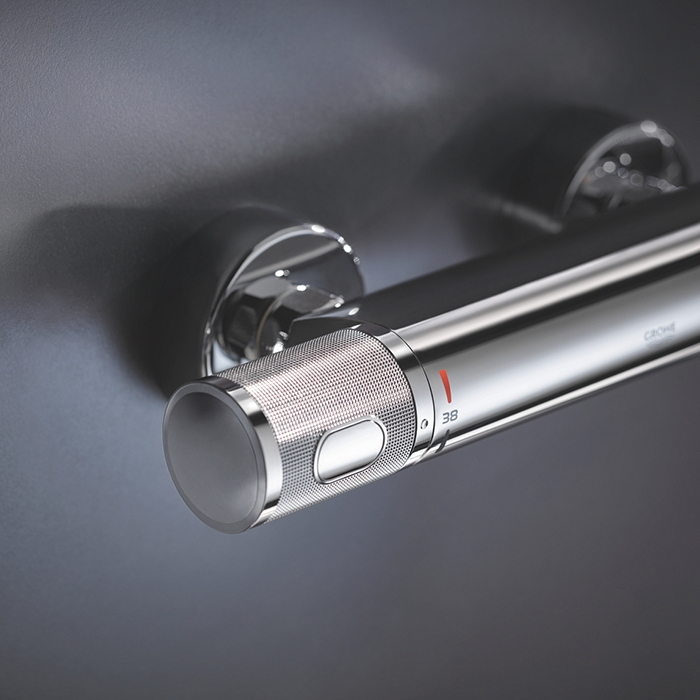 Grohe Grohtherm 1000 Performance Pro Смеситель для душа, настенный, термостатический, цвет: хром