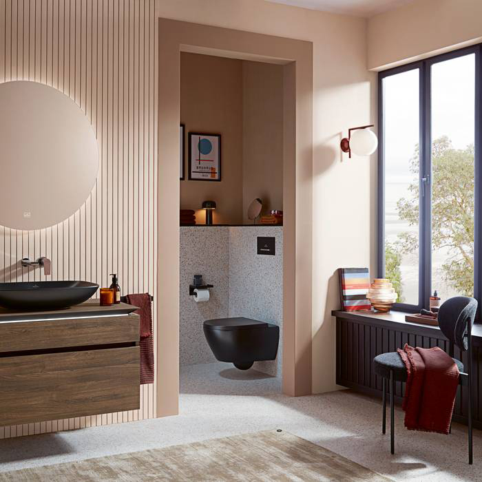 Villeroy&Boch ViConnect Кнопка смыва унитаза, цвет: черный матовый