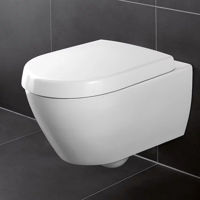 Villeroy&Boch Subway 2.0 Унитаз 37.5x36см., подвесной, с гориз. выпуском, цвет: альпийский белый