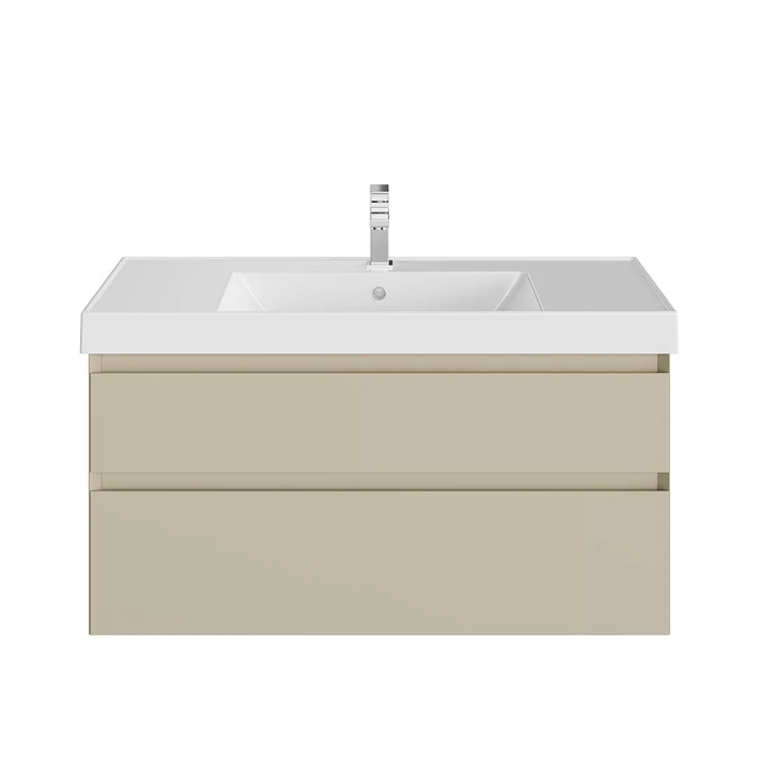 Kerama Marazzi Cubo Тумба 97.8х47х47.5см., подвесная, с ящиками, цвет: лимо матовый
