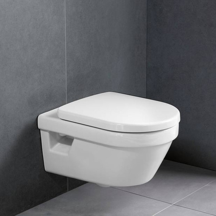 Villeroy&Boch Architectura Унитаз 37x53см., подвесной, безободковый, с гориз. выпуском, цвет: альпийский белый