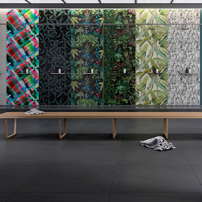 41zero42 Paper41 Pro Керамогранит 50x150см., универсальный, цвет: Flora