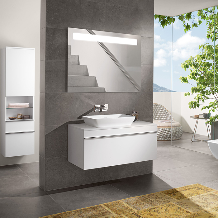 Villeroy&Boch Venticello Раковина 55x36см., без отв., накладная, цвет: альпийский белый