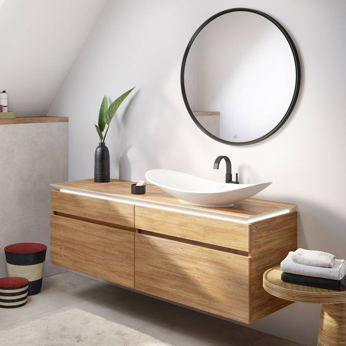 Villeroy&Boch My Nature Раковина 81х41 см, без отв., без перелива, с антигрязевым покрытием CeramicPlus, цвет: белый