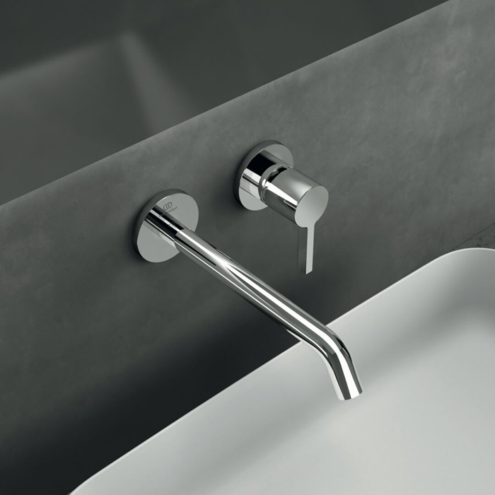 Ideal Standard Joy Смеситель для раковины, встраиваемый, излив: 22.5см., для монтажа с комплектом №1 A1313NU, цвет: хром