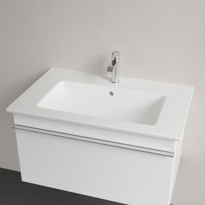 Villeroy&Boch Venticello Раковина 80х50 см, 1 отв., с переливом, с антигрязевым покрытием CeramicPlus, цвет: белый