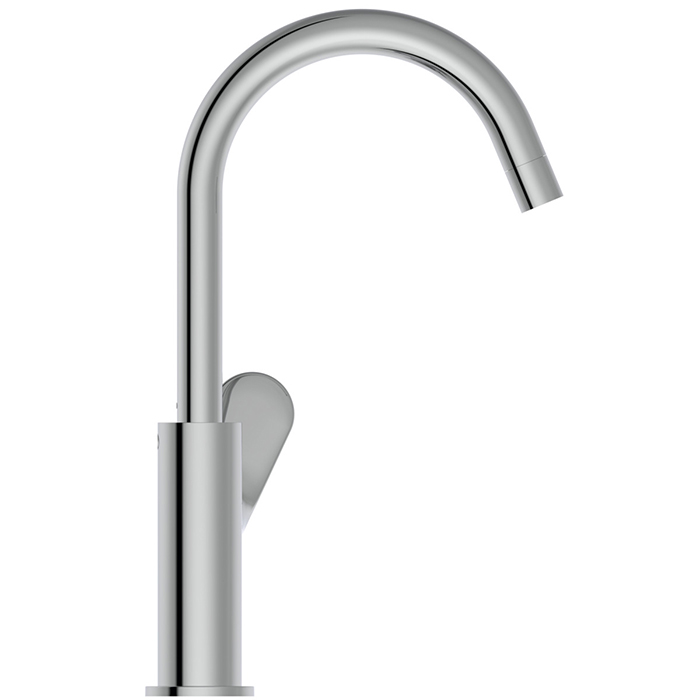 Ideal Standard Ceralife O Смеситель для раковины H21.5см., на 1 отв., с поворотным изливом, цвет: хром