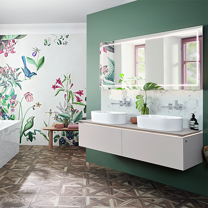 Villeroy&Boch Collaro Раковина накладная, 56x36х14.5см., без отв., цвет: альпийский белый