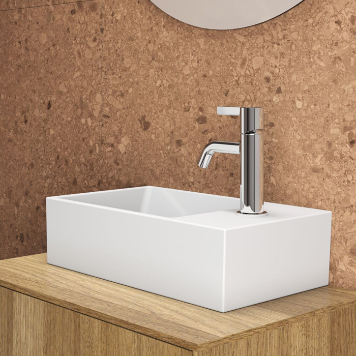 Ideal Standard Extra Раковина 45x25xh12см, подвесная, с 1 отв, Dx, с крепежом, цвет: белый глянец