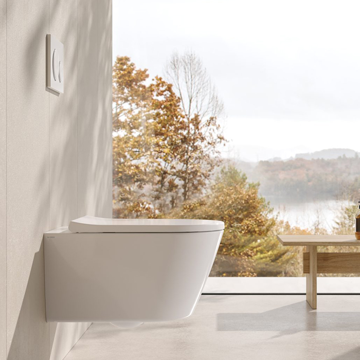 Globo Forty3 Унитаз 55x36см., подвесной, с системой Cleanstorm, цвет: белый