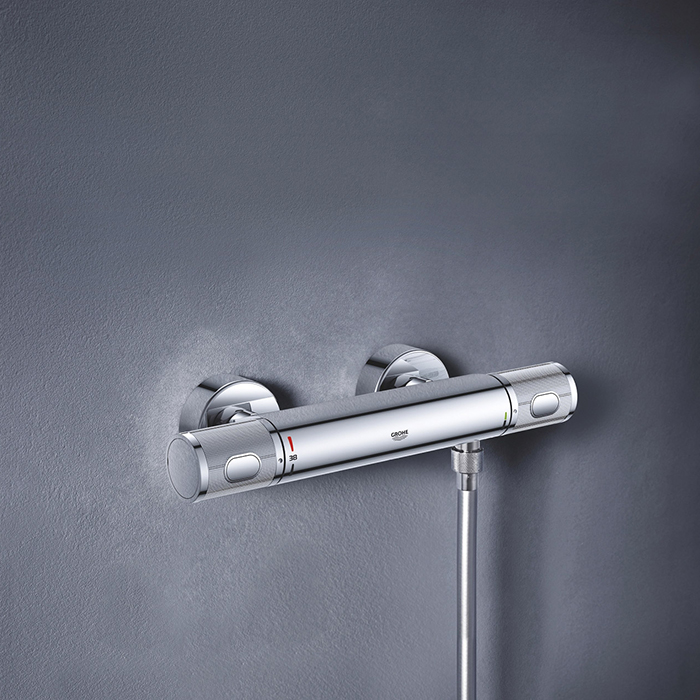 Grohe Grohtherm 1000 Performance Pro Смеситель для душа, настенный, термостатический, цвет: хром