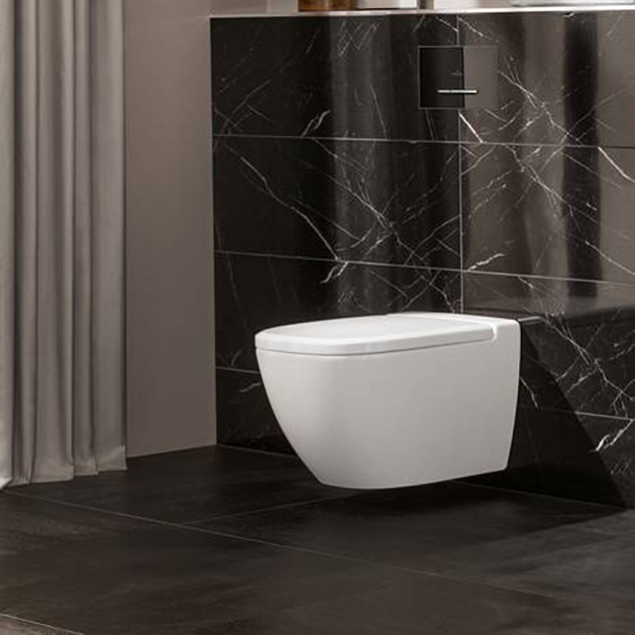 Villeroy&Boch Antheus Сиденье, с крышкой для унитаза, с антигрязевым покрытием CeramicPlus, цвет: альпийский белый