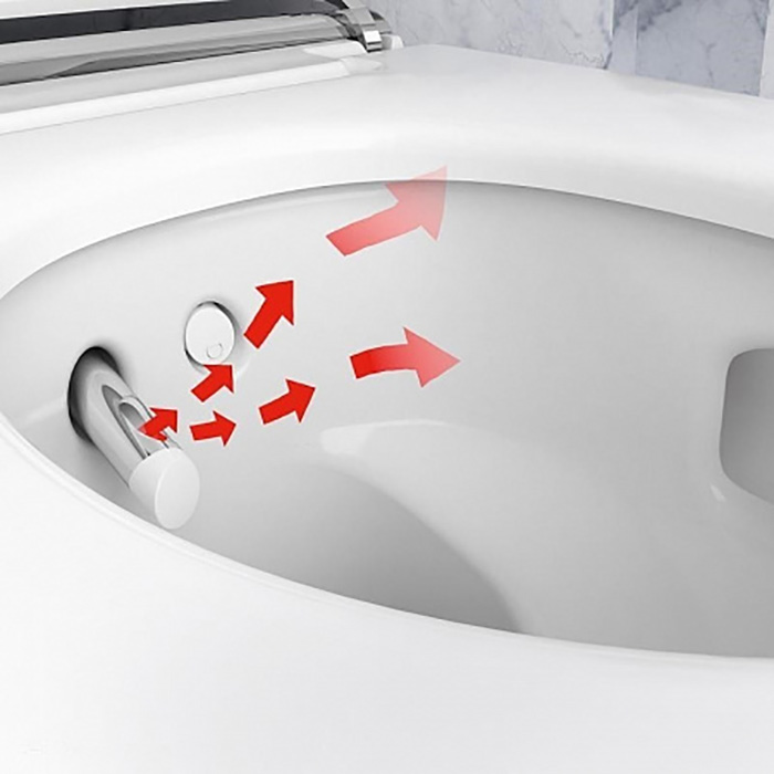 Geberit AquaClean Mera Comfort Подвесной унитаз-биде 59х36см, цвет: глянцевый хром