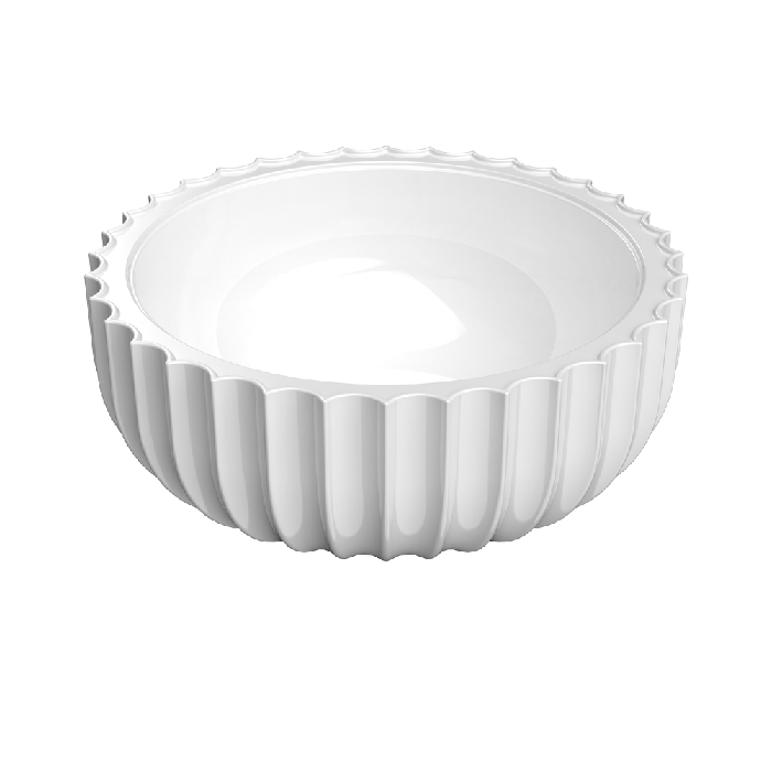 Flaminia Settecento Раковина 50x20 см, без отв., накладная, цвет: белый