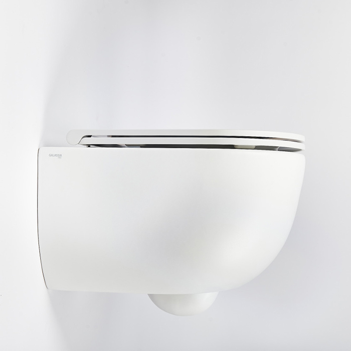 Galassia Dream Унитаз подвесной 52x36см., безободковый RIM, цвет: белый