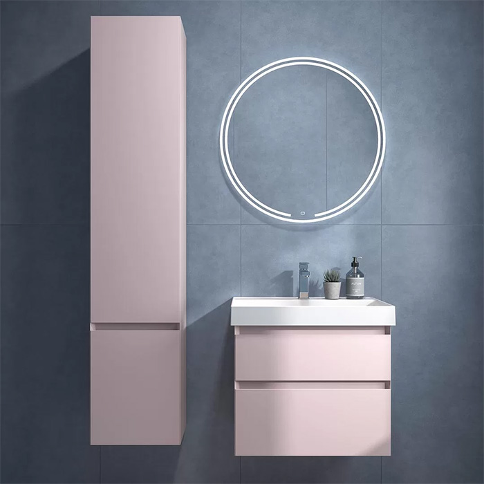 Kerama Marazzi Cubo Раковина 60x48.5x18см., подвесная, мебельная, 1 отв., с переливом, цвет: белый глянцевый